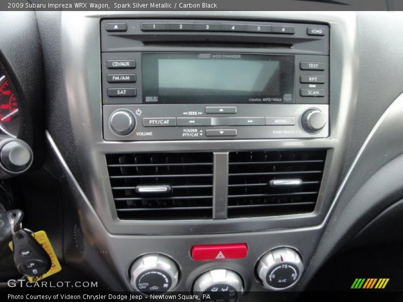Spark Silver Metallic / Carbon Black 2009 Subaru Impreza WRX Wagon