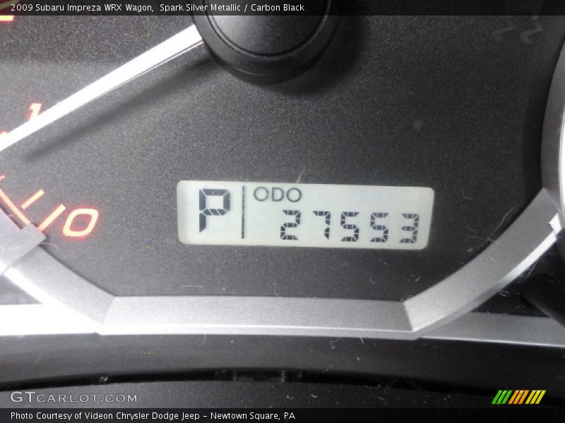 Spark Silver Metallic / Carbon Black 2009 Subaru Impreza WRX Wagon