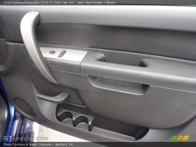 Laser Blue Metallic / Ebony 2010 Chevrolet Silverado 1500 LT Crew Cab 4x4