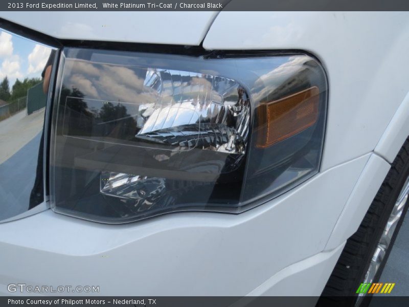 White Platinum Tri-Coat / Charcoal Black 2013 Ford Expedition Limited