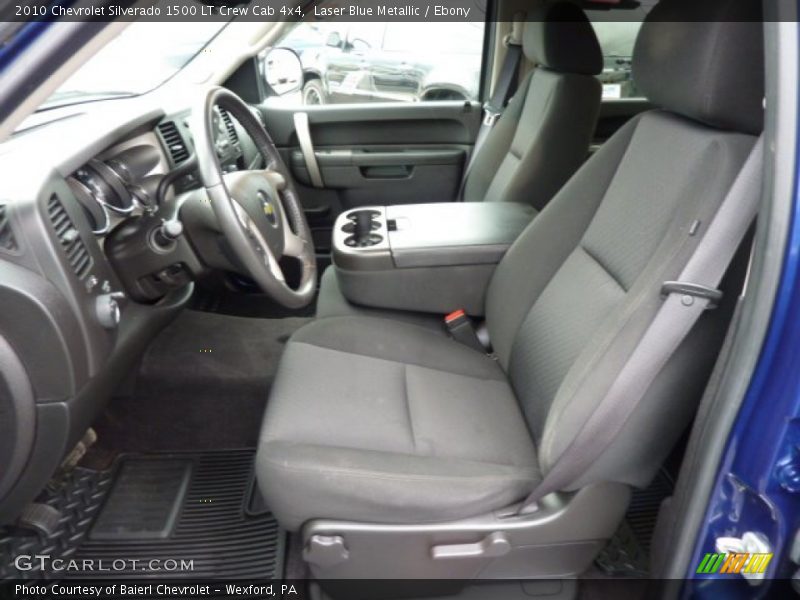 Laser Blue Metallic / Ebony 2010 Chevrolet Silverado 1500 LT Crew Cab 4x4