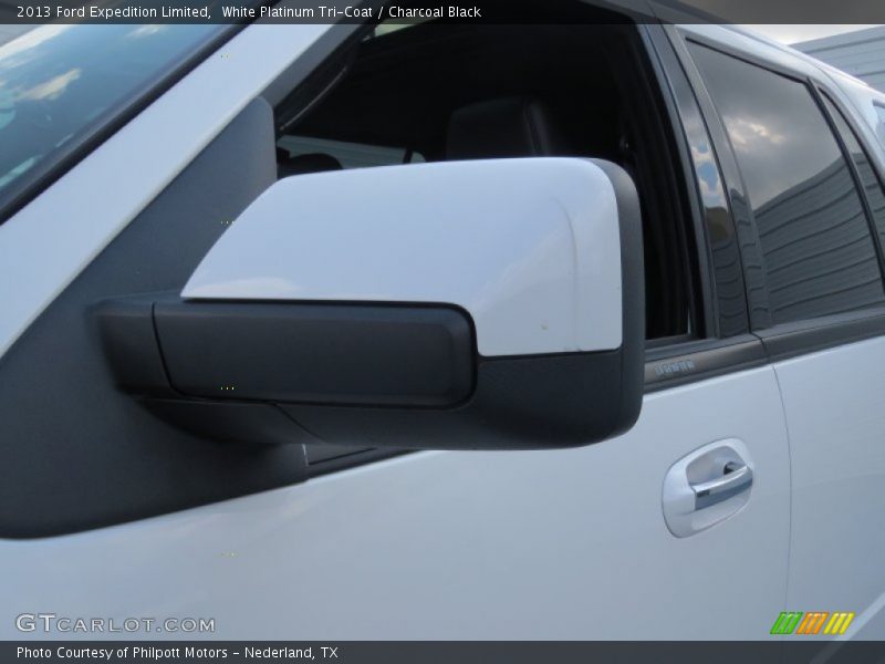 White Platinum Tri-Coat / Charcoal Black 2013 Ford Expedition Limited