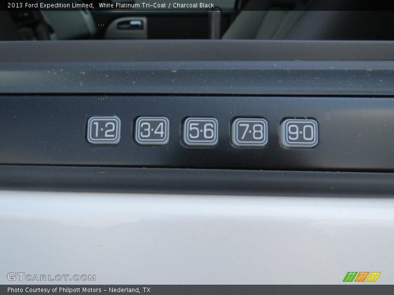 White Platinum Tri-Coat / Charcoal Black 2013 Ford Expedition Limited