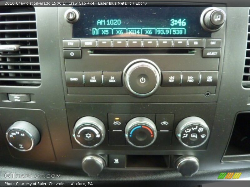 Laser Blue Metallic / Ebony 2010 Chevrolet Silverado 1500 LT Crew Cab 4x4