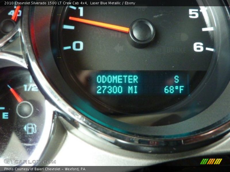 Laser Blue Metallic / Ebony 2010 Chevrolet Silverado 1500 LT Crew Cab 4x4