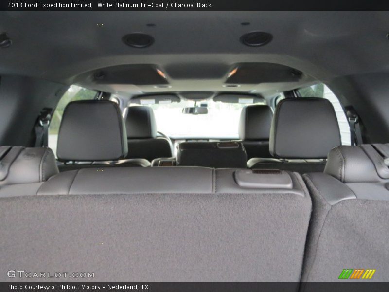 White Platinum Tri-Coat / Charcoal Black 2013 Ford Expedition Limited