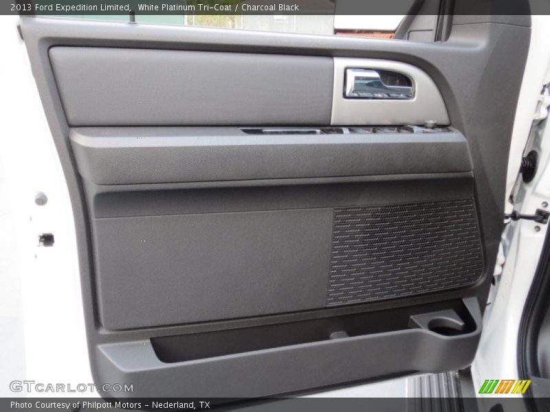White Platinum Tri-Coat / Charcoal Black 2013 Ford Expedition Limited