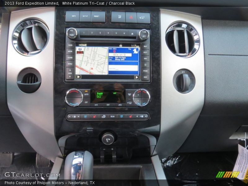 White Platinum Tri-Coat / Charcoal Black 2013 Ford Expedition Limited