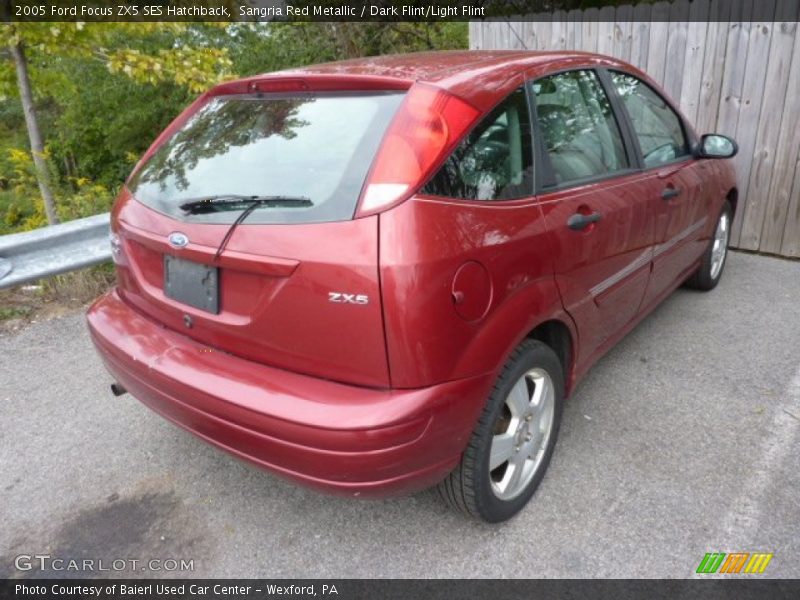 Sangria Red Metallic / Dark Flint/Light Flint 2005 Ford Focus ZX5 SES Hatchback