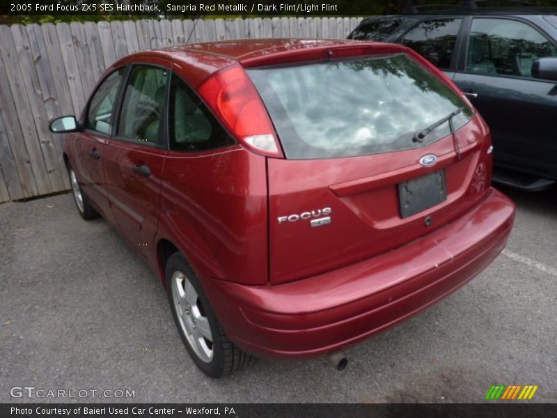 Sangria Red Metallic / Dark Flint/Light Flint 2005 Ford Focus ZX5 SES Hatchback