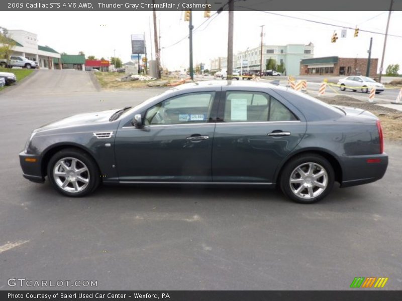 Thunder Gray ChromaFlair / Cashmere 2009 Cadillac STS 4 V6 AWD