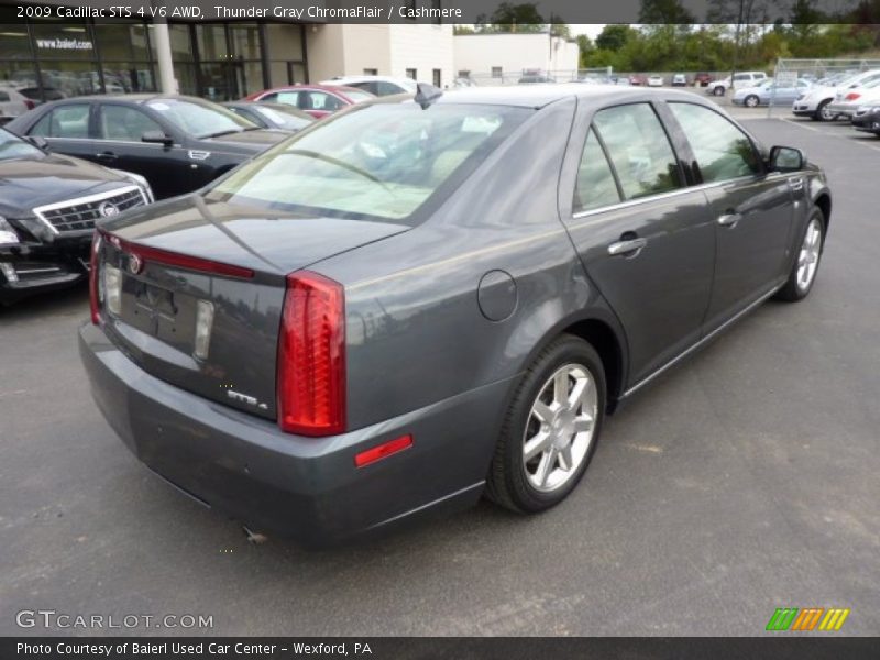 Thunder Gray ChromaFlair / Cashmere 2009 Cadillac STS 4 V6 AWD