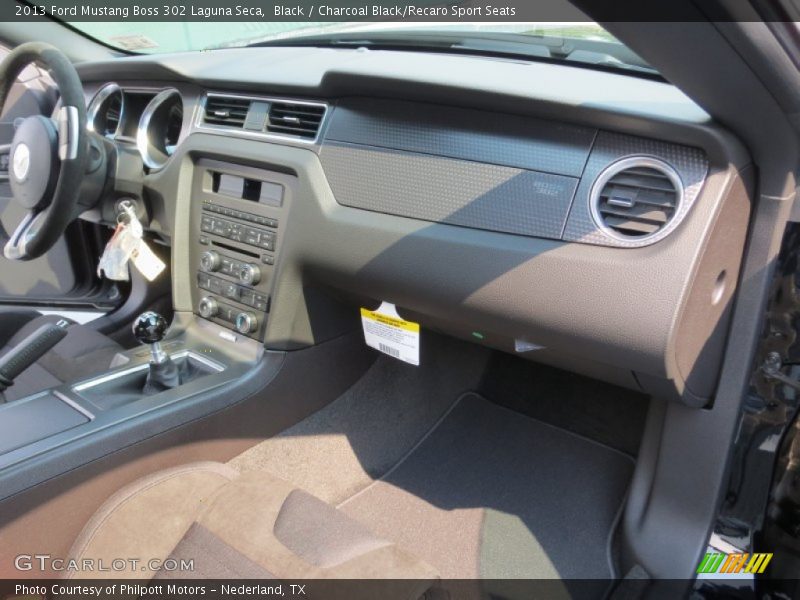 Dashboard of 2013 Mustang Boss 302 Laguna Seca