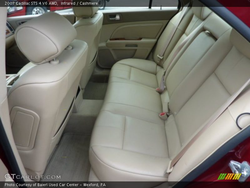 Rear Seat of 2007 STS 4 V6 AWD