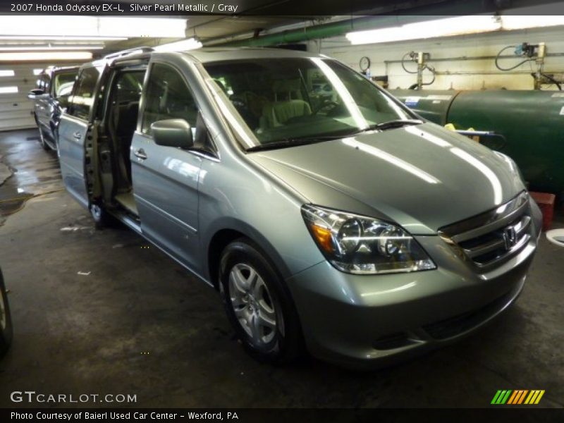 Silver Pearl Metallic / Gray 2007 Honda Odyssey EX-L