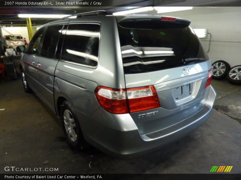 Silver Pearl Metallic / Gray 2007 Honda Odyssey EX-L