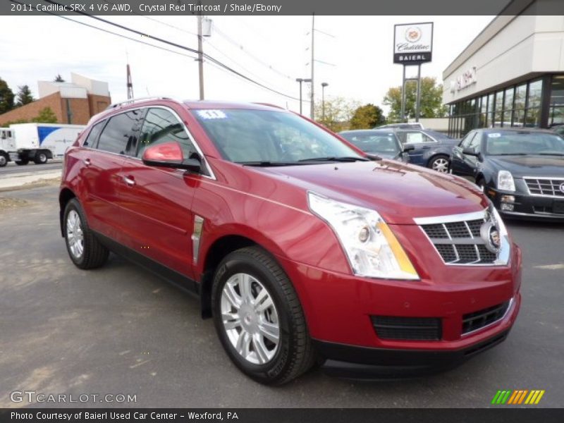 Crystal Red Tintcoat / Shale/Ebony 2011 Cadillac SRX 4 V6 AWD