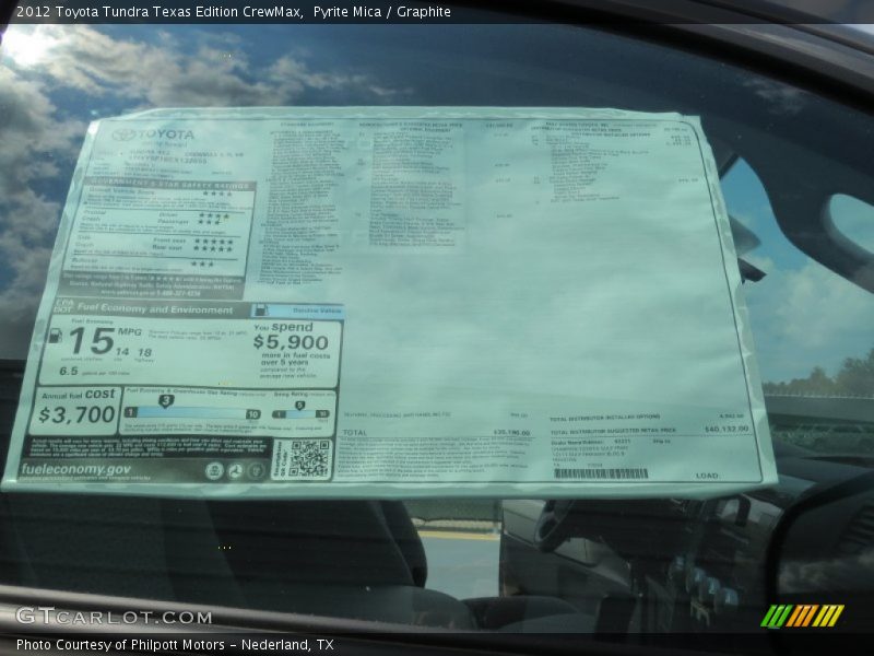 Pyrite Mica / Graphite 2012 Toyota Tundra Texas Edition CrewMax