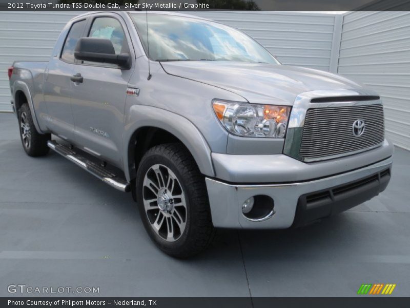 Silver Sky Metallic / Graphite 2012 Toyota Tundra TSS Double Cab