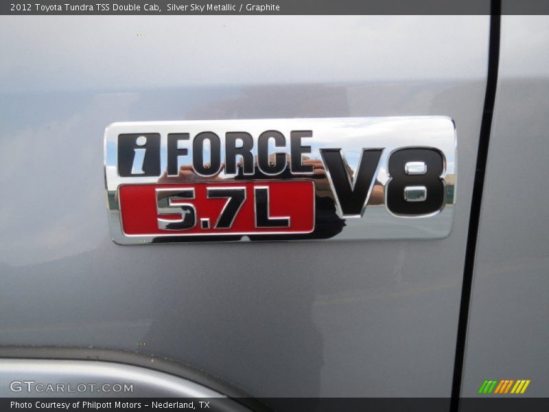 Silver Sky Metallic / Graphite 2012 Toyota Tundra TSS Double Cab