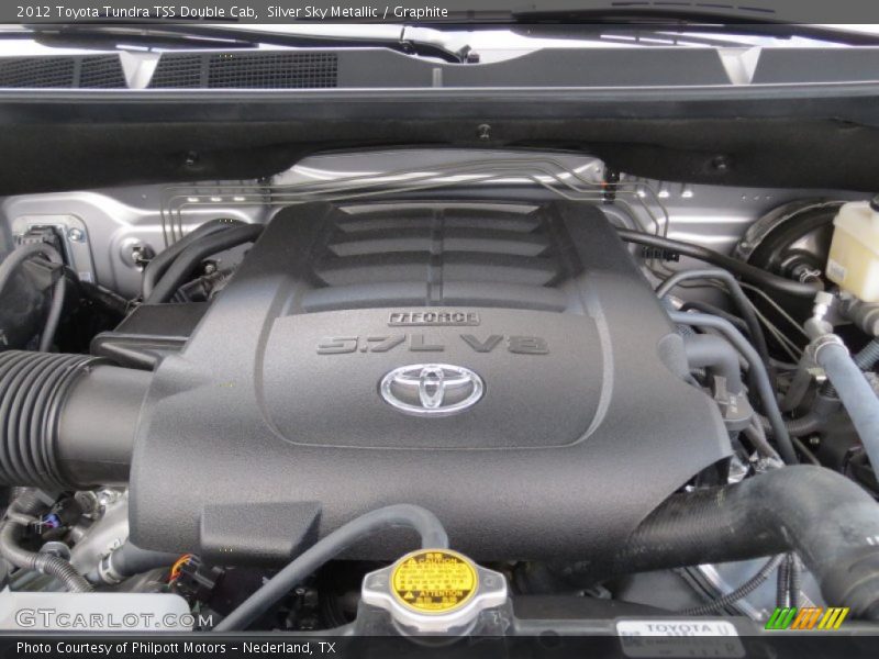 Silver Sky Metallic / Graphite 2012 Toyota Tundra TSS Double Cab