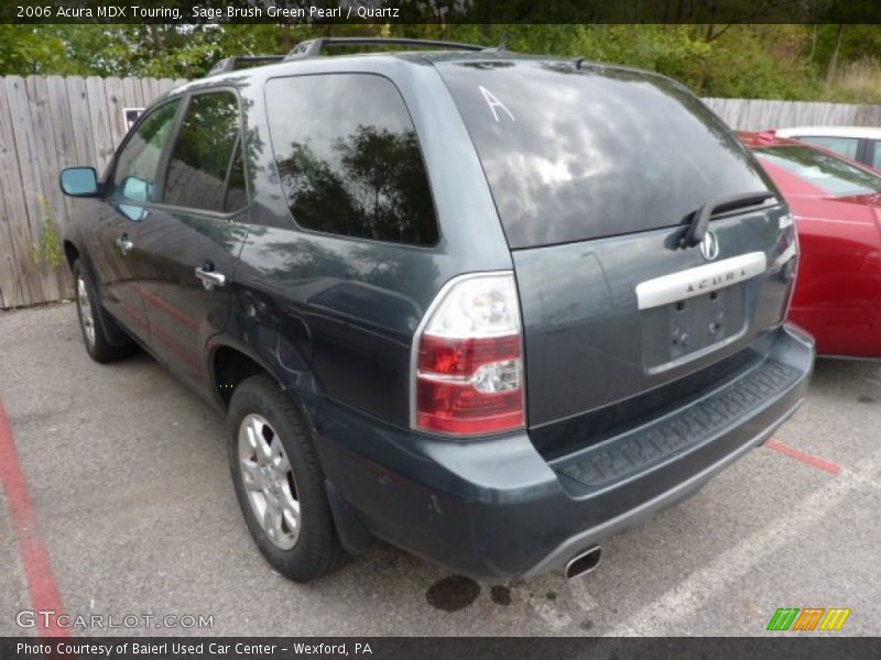 Sage Brush Green Pearl / Quartz 2006 Acura MDX Touring