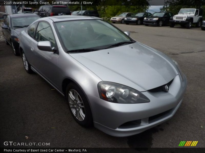 Satin Silver Metallic / Ebony 2005 Acura RSX Sports Coupe