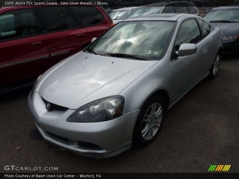 Satin Silver Metallic / Ebony 2005 Acura RSX Sports Coupe