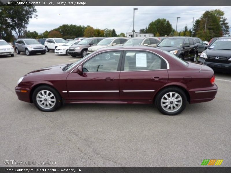  2005 Sonata GLS V6 Ruby Red