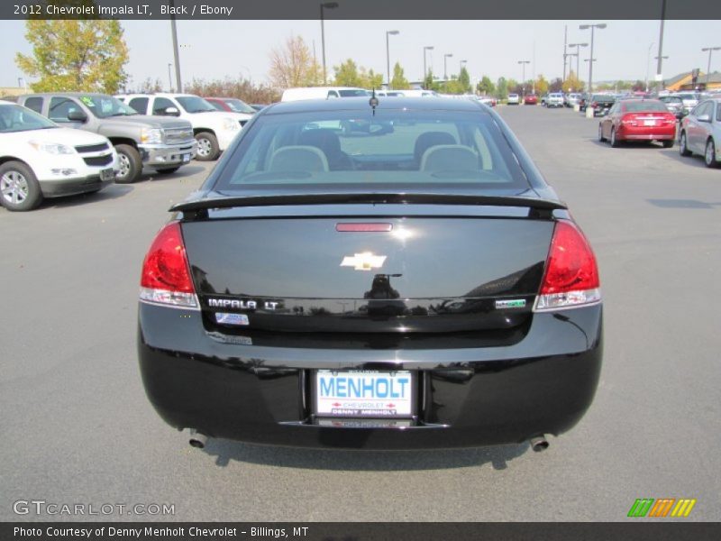 Black / Ebony 2012 Chevrolet Impala LT