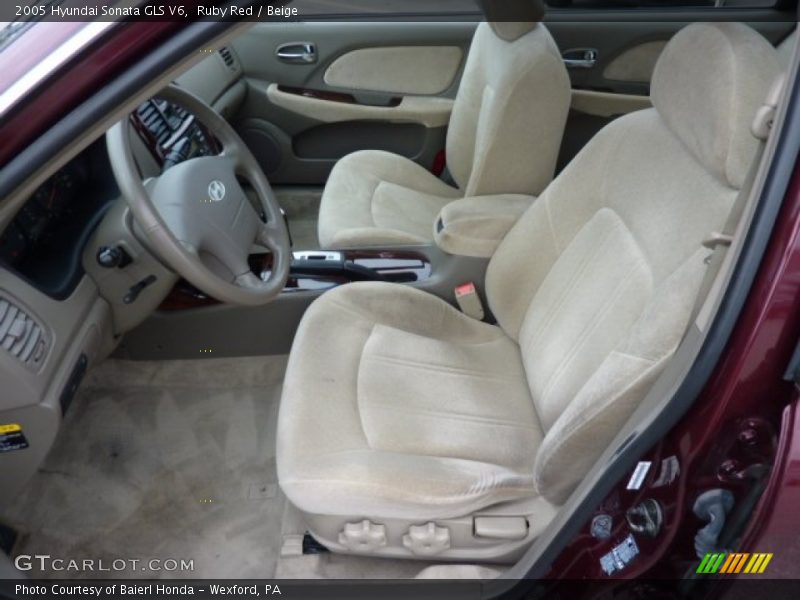  2005 Sonata GLS V6 Beige Interior