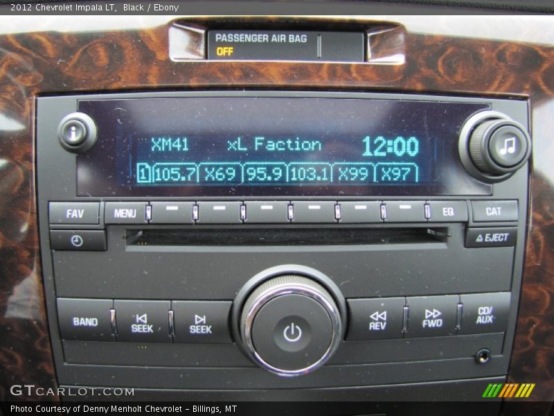 Black / Ebony 2012 Chevrolet Impala LT