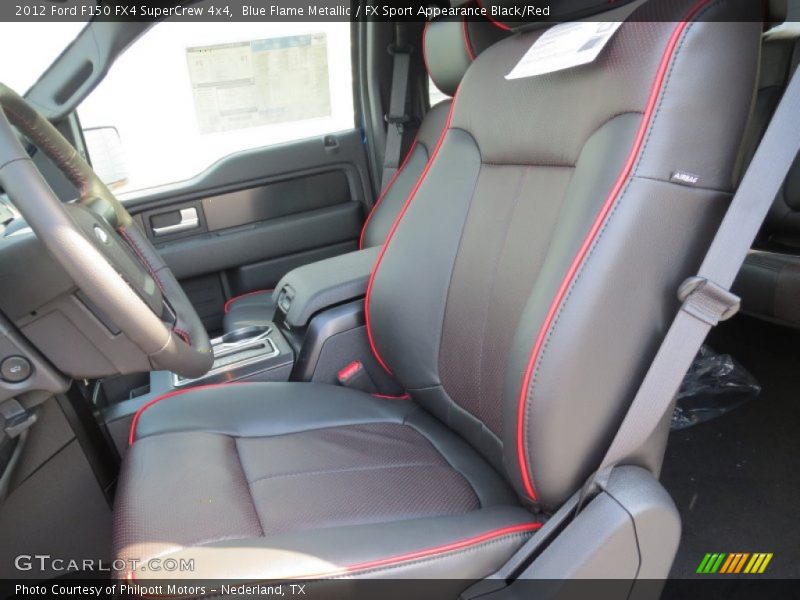 Front Seat of 2012 F150 FX4 SuperCrew 4x4