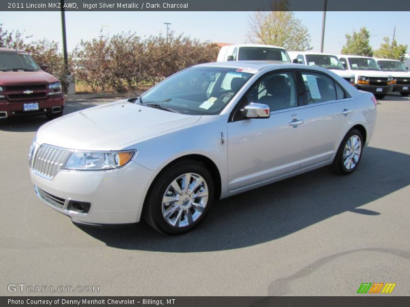 Ingot Silver Metallic / Dark Charcoal 2011 Lincoln MKZ AWD