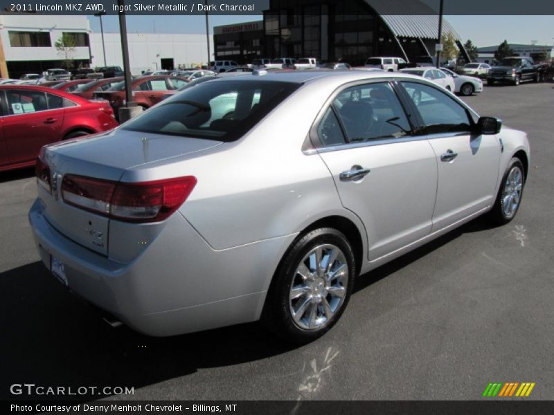 Ingot Silver Metallic / Dark Charcoal 2011 Lincoln MKZ AWD