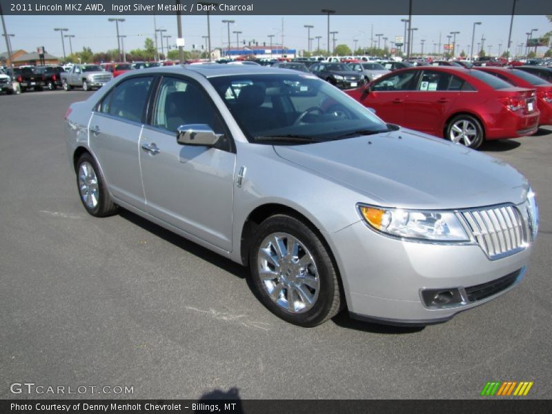 Ingot Silver Metallic / Dark Charcoal 2011 Lincoln MKZ AWD
