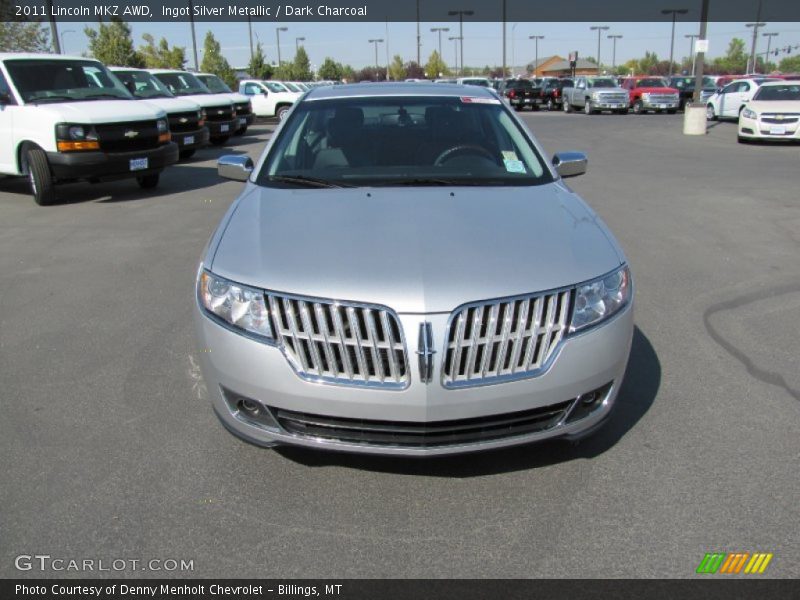 Ingot Silver Metallic / Dark Charcoal 2011 Lincoln MKZ AWD