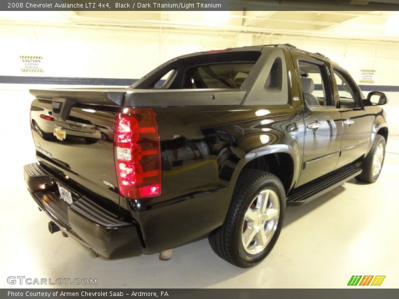 Black / Dark Titanium/Light Titanium 2008 Chevrolet Avalanche LTZ 4x4