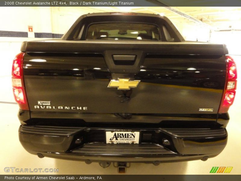 Black / Dark Titanium/Light Titanium 2008 Chevrolet Avalanche LTZ 4x4