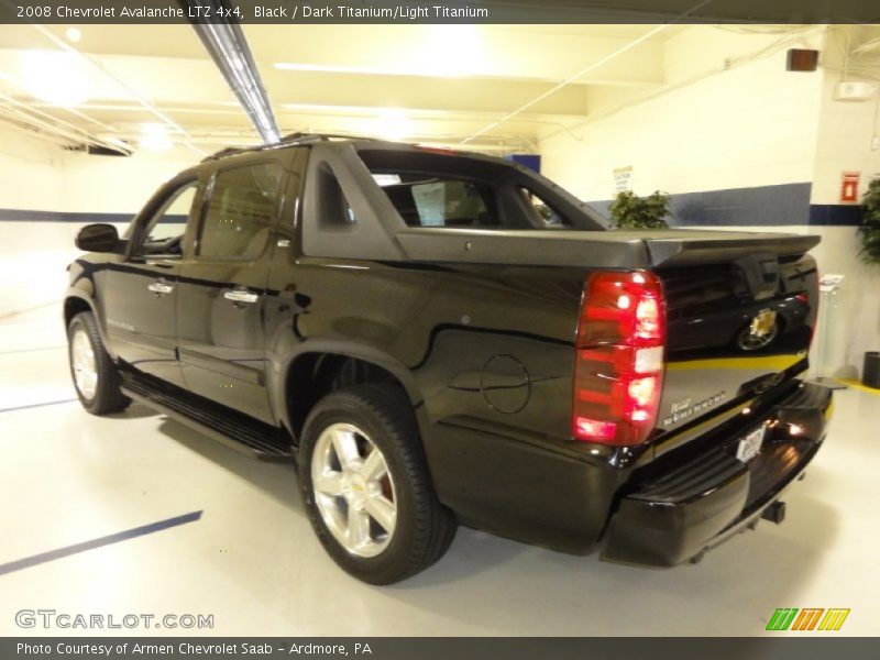 Black / Dark Titanium/Light Titanium 2008 Chevrolet Avalanche LTZ 4x4