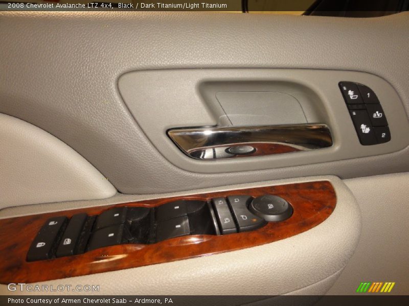 Black / Dark Titanium/Light Titanium 2008 Chevrolet Avalanche LTZ 4x4