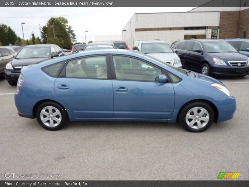 Seaside Blue Pearl / Ivory/Brown 2005 Toyota Prius Hybrid