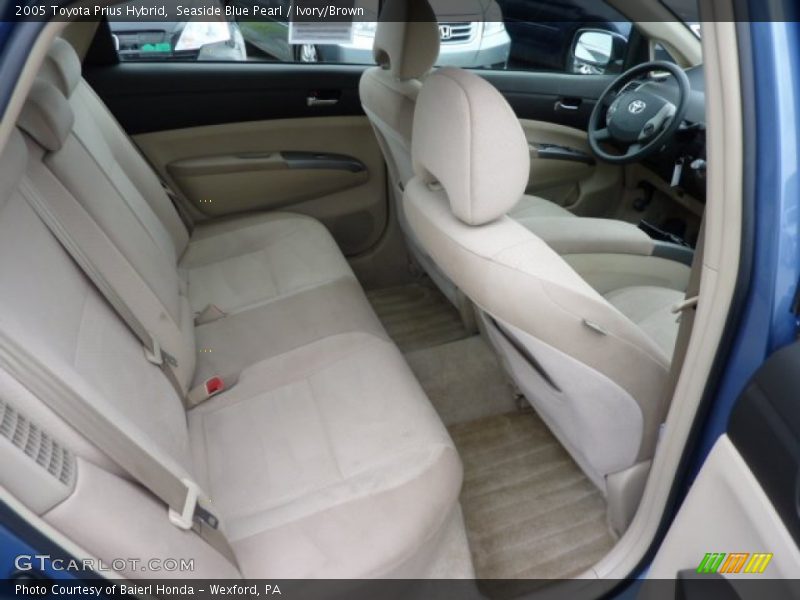 Seaside Blue Pearl / Ivory/Brown 2005 Toyota Prius Hybrid