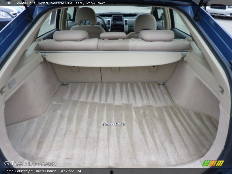 Seaside Blue Pearl / Ivory/Brown 2005 Toyota Prius Hybrid