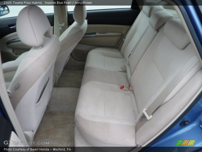 Seaside Blue Pearl / Ivory/Brown 2005 Toyota Prius Hybrid