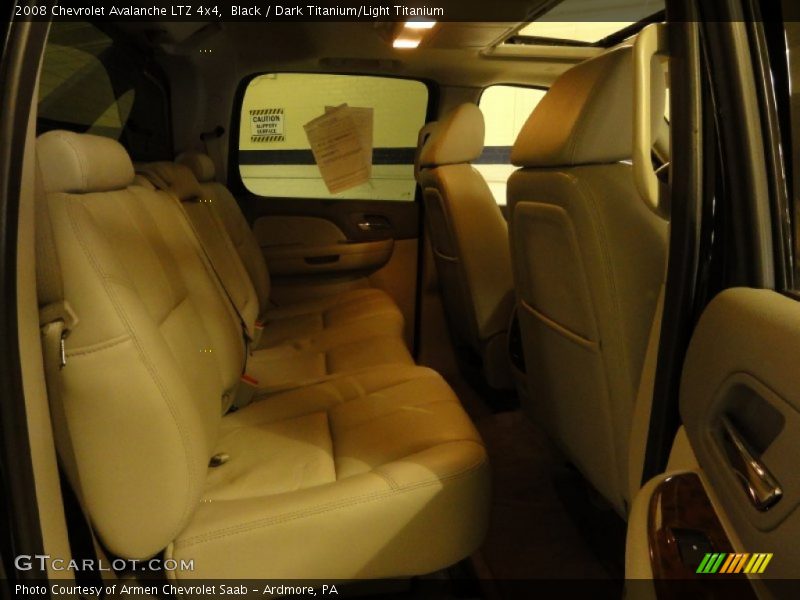 Black / Dark Titanium/Light Titanium 2008 Chevrolet Avalanche LTZ 4x4