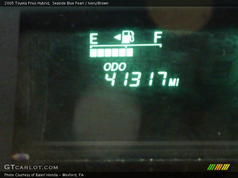 Seaside Blue Pearl / Ivory/Brown 2005 Toyota Prius Hybrid