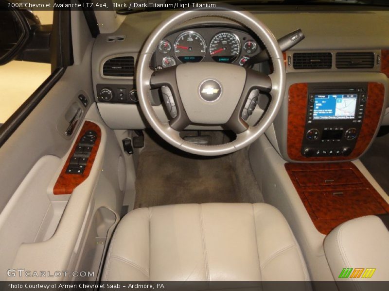 Black / Dark Titanium/Light Titanium 2008 Chevrolet Avalanche LTZ 4x4