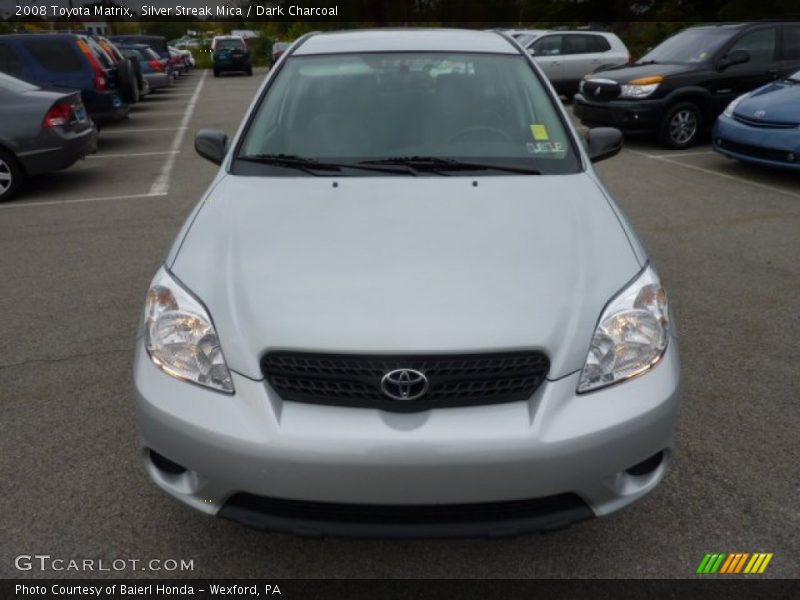 Silver Streak Mica / Dark Charcoal 2008 Toyota Matrix