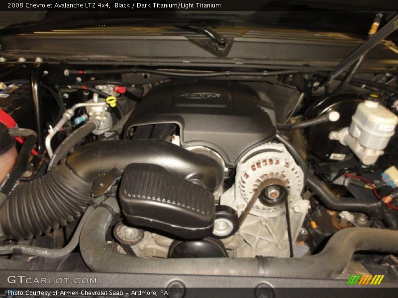 Black / Dark Titanium/Light Titanium 2008 Chevrolet Avalanche LTZ 4x4
